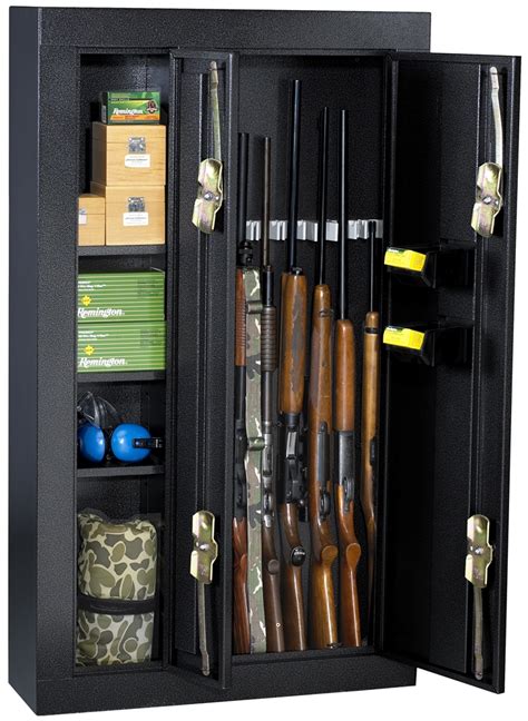 homak 8 gun double door steel gun cabinet|homak double door cabinet.